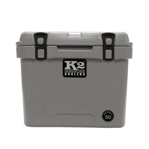Image of K2 Coolers Coolers Steel Gray K2 Coolers Summit 30 Qt. Glacier White