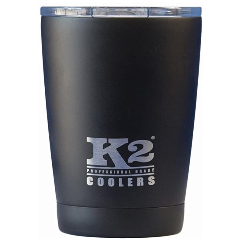 K2 Coolers Tumblers K2 Coolers Element Stainless Matte Black - 12 Ounce Case
