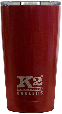 K2 Coolers Tumblers K2 Coolers Element Stainless Red Bottle - 17 Ounce Case