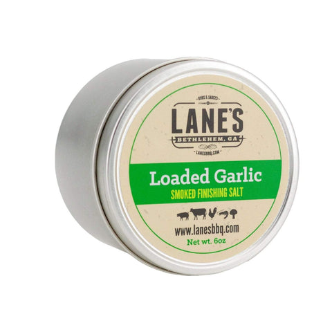 Image of Lane's BBQ Salts 14.4/16 oz 6 bottles to case Lane's BBQ Loaded Garlic