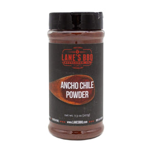 Lane's BBQ Sauces & Rubs 14.4/16 oz 6 bottles to case Lane's BBQ Ancho Chili Powder Rub