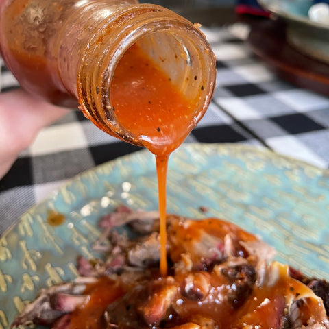 Image of Lane's BBQ Sauces & Rubs 14.4/16 oz 6 bottles to case Lane's BBQ Itsa Vinegar Sauce