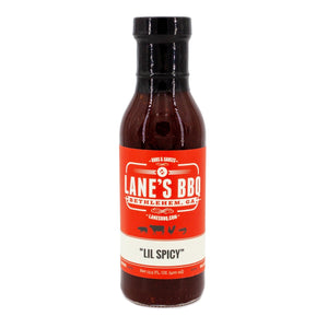 Lane's BBQ Sauces & Rubs 14.4/16 oz 6 bottles to case Lane's BBQ Kinda Lil Spicy
