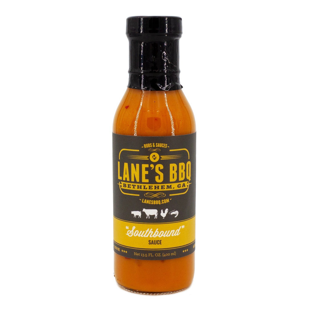 Lane's BBQ Sauces & Rubs 14.4/16 oz 6 bottles to case Lane's BBQ Southbound Sauce