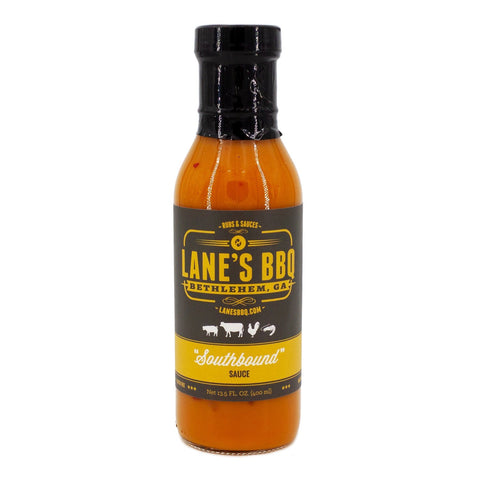 Image of Lane's BBQ Sauces & Rubs 14.4/16 oz 6 bottles to case Lane's BBQ Southbound Sauce