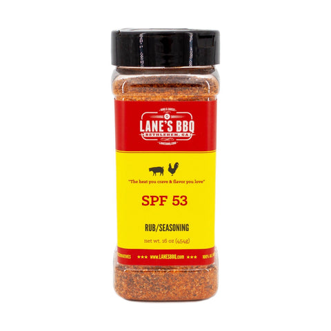 Image of Lane's BBQ Sauces & Rubs 14.4/16 oz 6 bottles to case Lane's BBQ SPF 53 Rub