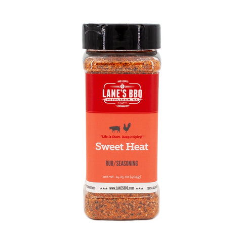 Image of Lane's BBQ Sauces & Rubs 14.4/16 oz 6 bottles to case Lane's BBQ Sweet Heat Rub