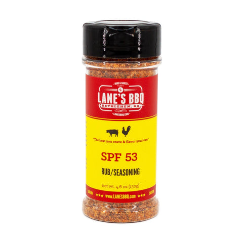 Image of Lane's BBQ Sauces & Rubs 4.4/4.6 oz 12 bottles to case Lane's BBQ SPF 53 Rub