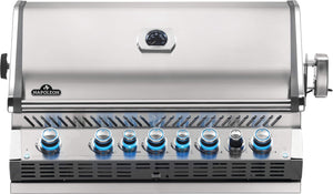 Napoleon Built-in Gas Grill Napoleon Built-in Prestige PRO™ 665 Natural Gas Grill Head with Infrared Rear Burner, Stainless Steel
