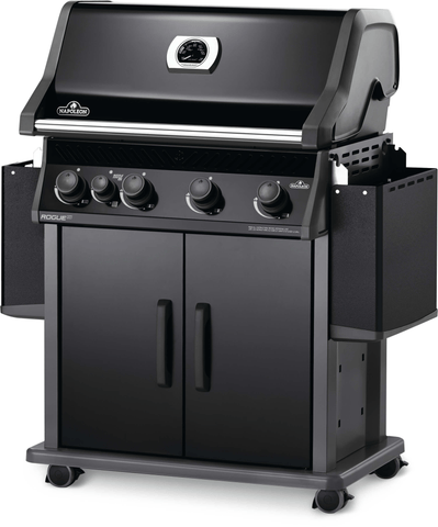 Image of Napoleon Gas Grill Liquid Propane Napoleon Rogue® XT 525 Grill with Infrared Side Burner, Black