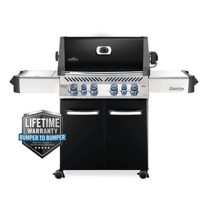 Napoleon Prestige® 500  Grill with Infrared Side and Rear Burners, Black