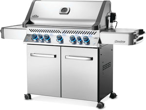 Napoleon Prestige® 665 Grill with Infrared Side and Rear Burners, Stainless Steel