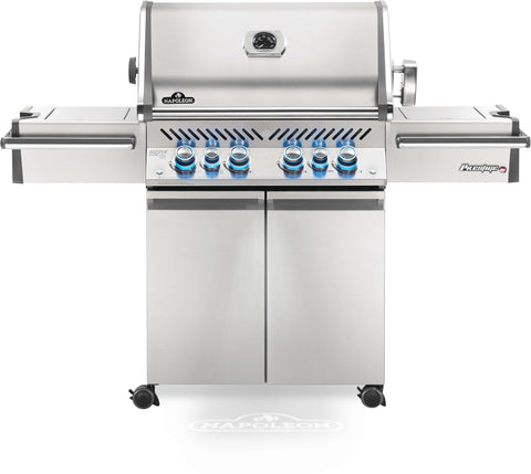 Image of Napoleon Gas Grill Napoleon Prestige PRO™ 500 Natural Gas Grill with Infrared Rear and Side Burners, Stainless Steel