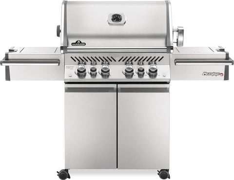 Image of Napoleon Gas Grill Napoleon Prestige PRO™ 500 Natural Gas Grill with Infrared Rear and Side Burners, Stainless Steel