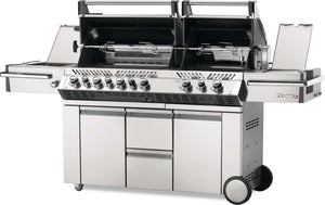 Napoleon Prestige PRO™ 825 Grill with Power Side Burner and Infrared Rear & Bottom Burners, Stainless Steel
