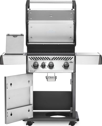 Image of Napoleon Gas Grill Napoleon Rogue® XT 425 Grill with Infrared Side Burner, Stainless Steel
