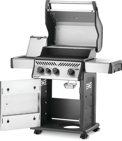 Image of Napoleon Gas Grill Napoleon Rogue® XT 425 Grill with Infrared Side Burner, Stainless Steel