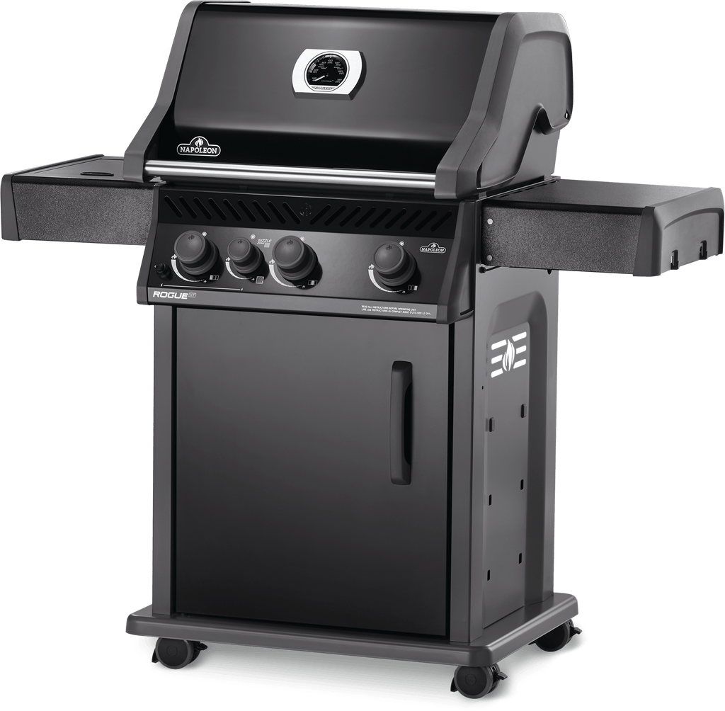 Napoleon Gas Grill Napoleon Rogue® XT 425 Natural Gas Grill with Infrared Side Burner, Black