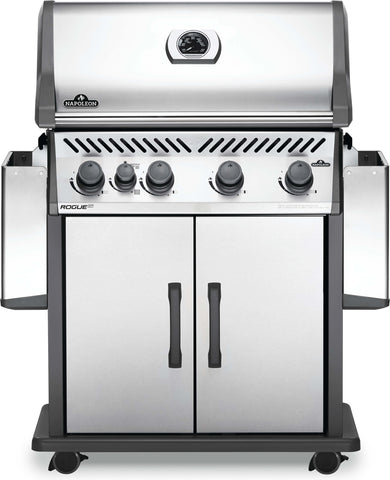 Napoleon Gas Grill Napoleon Rogue® XT 525 Grill with Infrared Side Burner and Rear Burners, Stainless Steel
