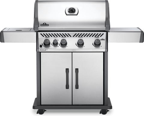 Image of Napoleon Gas Grill Napoleon Rogue® XT 525 Grill with Infrared Side Burner and Rear Burners, Stainless Steel