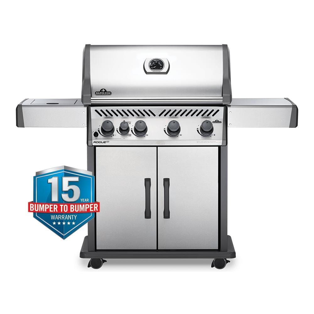 Napoleon Gas Grill Napoleon Rogue® XT 525 Grill with Infrared Side Burner, Stainless Steel