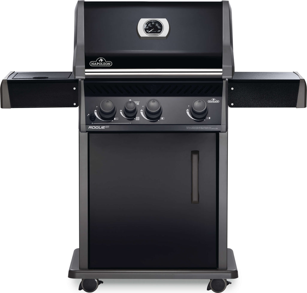 Napoleon Gas Grill Natural Gas Napoleon Rogue® XT 425 Natural Gas Grill with Infrared Side Burner, Black