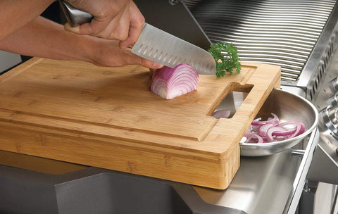 Image of Napoleon Grill Accessory Napoleon Cutting Board with Stainless Steel Bowls