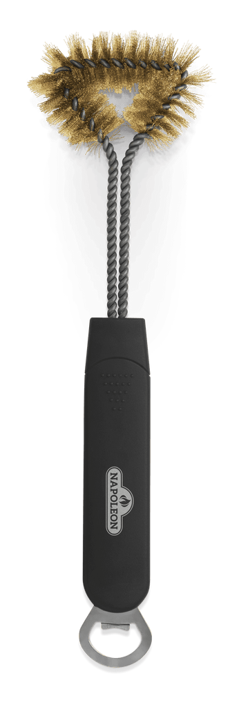 Napoleon Grill Brush Napoleon Three Sided Grill Brush with Bottle Opener