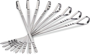 Napoleon Grill Skewers Napoleon Eight Stainless Steel Multifunctional Skewers