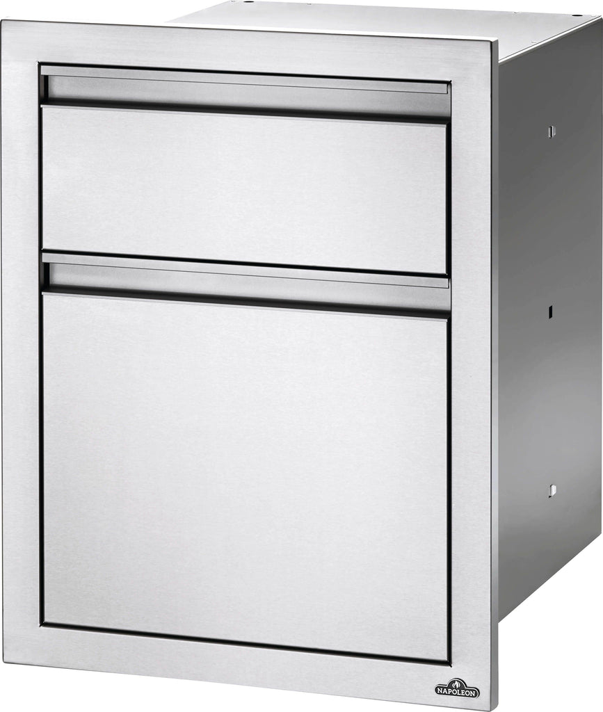 Napoleon Outdoor Kitchen Component Napoleon 18" X 24" Double Drawer: Large and Standard