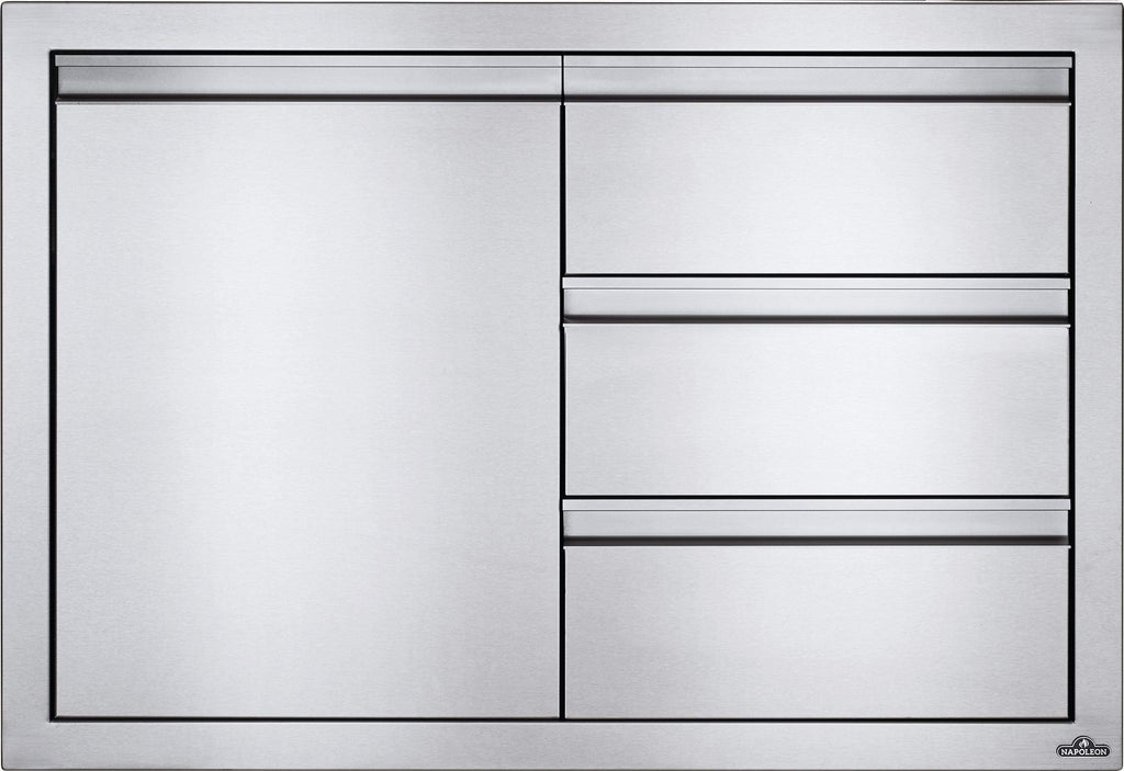Napoleon Outdoor Kitchen Component Napoleon 36" X 24" Single Door & Triple Drawer Combo