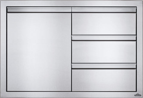 Image of Napoleon Outdoor Kitchen Component Napoleon 36" X 24" Single Door & Triple Drawer Combo