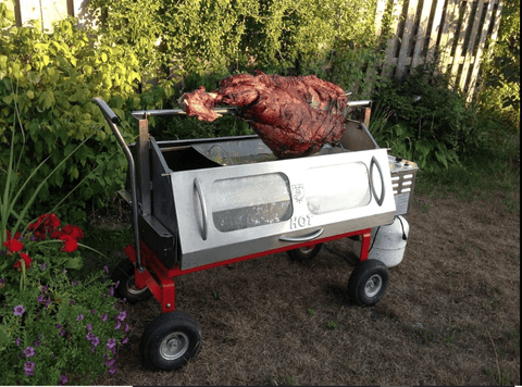 Pig Out Roasters Rostisserie Pig Out Roasters The Ultimate Charcoal Pig Rotisserie - 170 LB Capacity