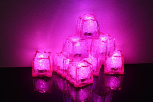 Revo Coolers Pink Light Up Ice Cube 12 pack