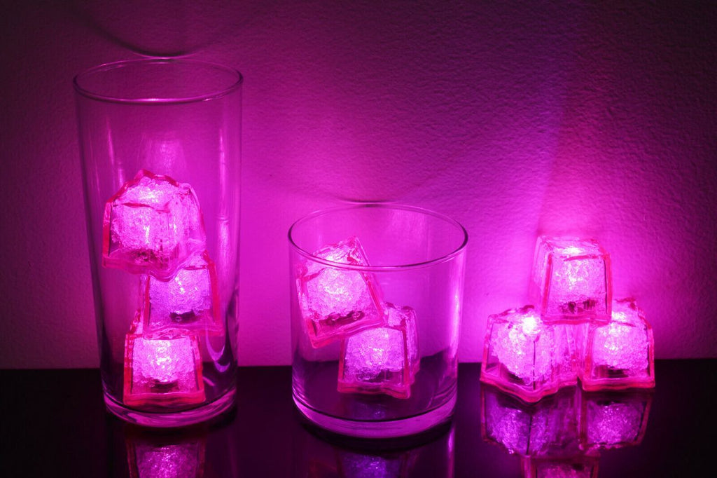 Revo Coolers Ice Cube Revo Coolers Pink Light Up Ice Cube 12 pack