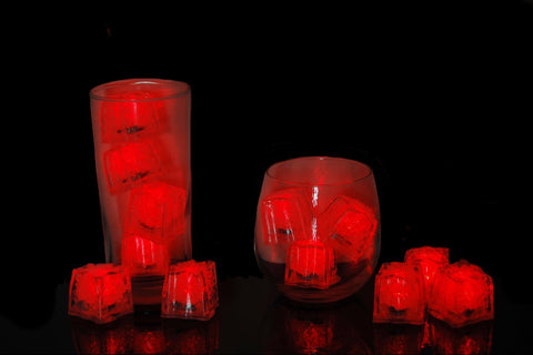 Image of Revo Coolers Ice Cube Revo Coolers Red Light Up Ice Cube 12 pack