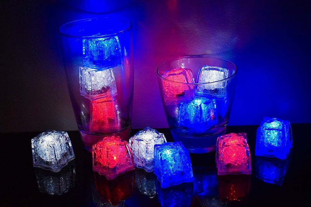 Revo Coolers Ice Cube Revo Coolers USA Pack Light Up Ice Cubes 12 pack
