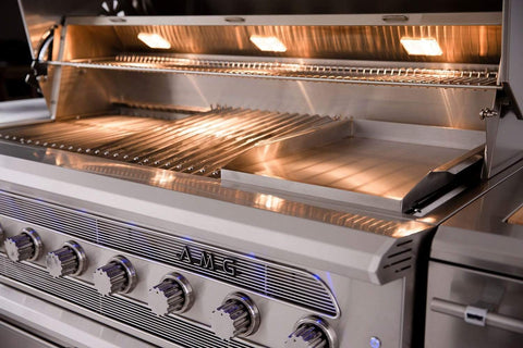 Summerset Built-in Grill Summerset American Muscle Grill 54" 8-Burner Built-In Dual Fuel Wood/Charcoal/ Gas Grill