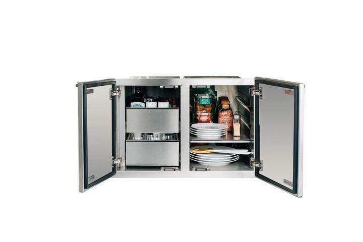 Summerset Dry Storage Components Summerset 36" 2-Drawer Dry Storage Pantry & Enclosed Cabinet Combo