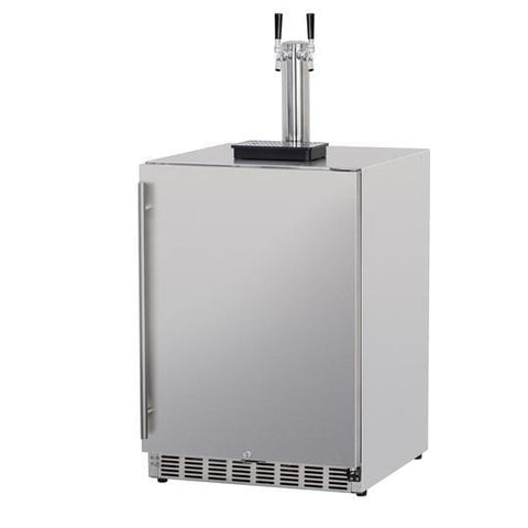 Image of Summerset Refrigeration Summerset 6.6c Deluxe Outdoor Rated Double Tap Kegerator - Completed