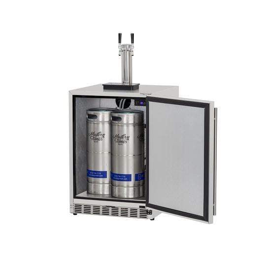 Summerset Refrigeration Summerset 6.6c Deluxe Outdoor Rated Double Tap Kegerator - Completed