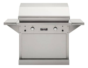 Tec Grills Grill TEC Grills 44" Patio On Stainless Pedestal With Side Shelves (64")