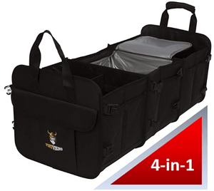 Tuff Viking Cooler Bag Tuff viking convertible large trunk organizer w built-in insulated leakproof cooler bag