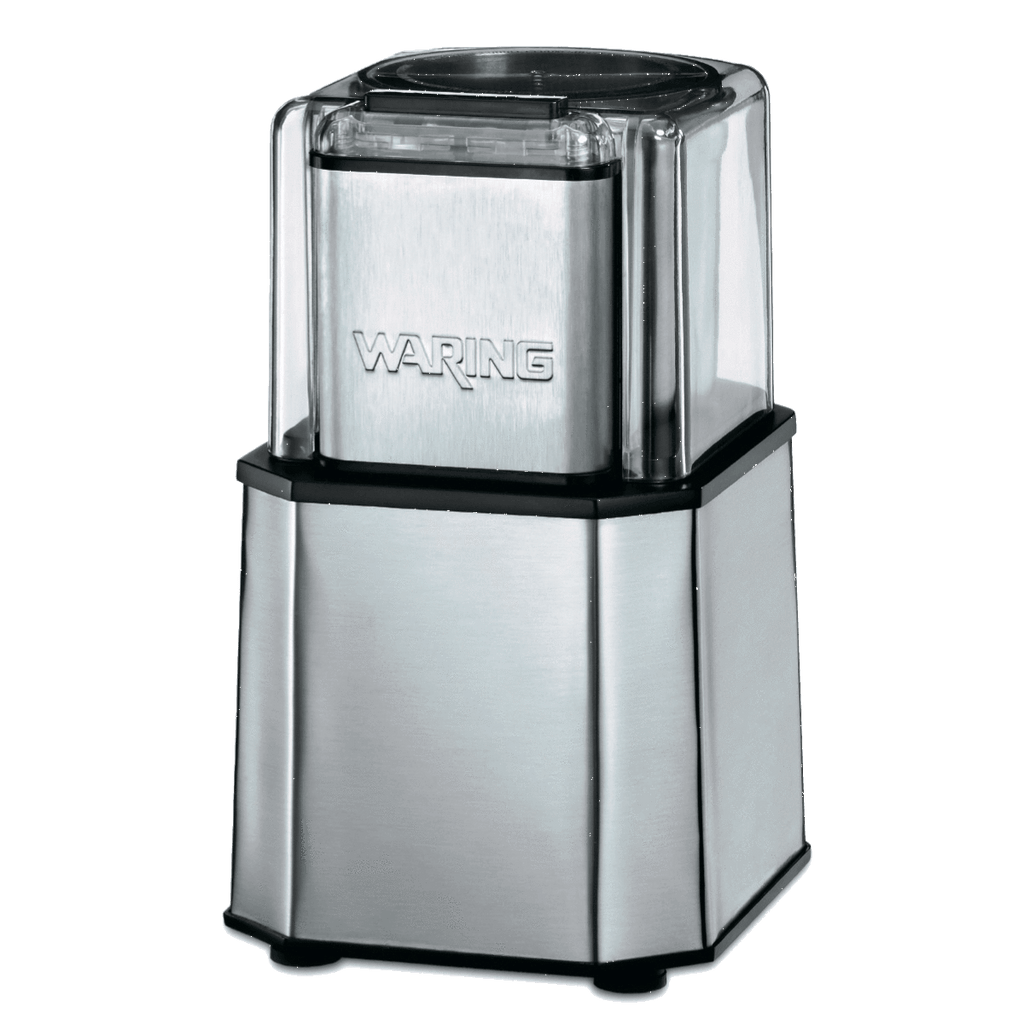 Waring Commercial Blender Waring Commercial 1.5-Cup Professional Spice Grinder w/ 3 Stainless Steel Cutter Bowl and Storage Lids