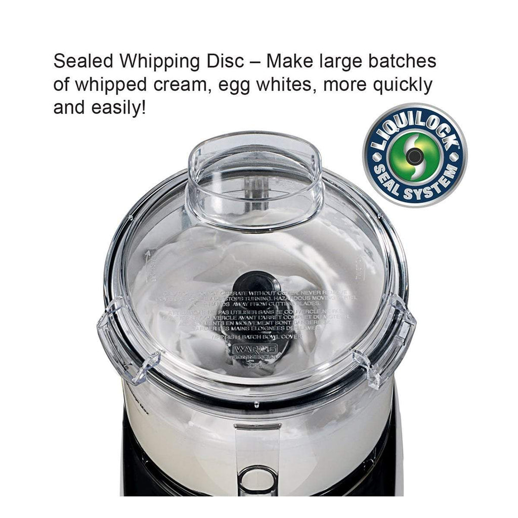 Waring Commercial Blender Waring Commercial 2.5-Qt. Bowl Cutter Mixer with Flat Lid and LiquiLock® Seal System