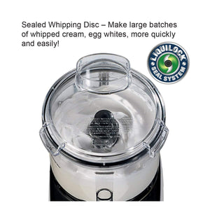 Waring Commercial 3.5-Qt. Bowl Cutter Mixer with Flat Lid and LiquiLock® Seal System