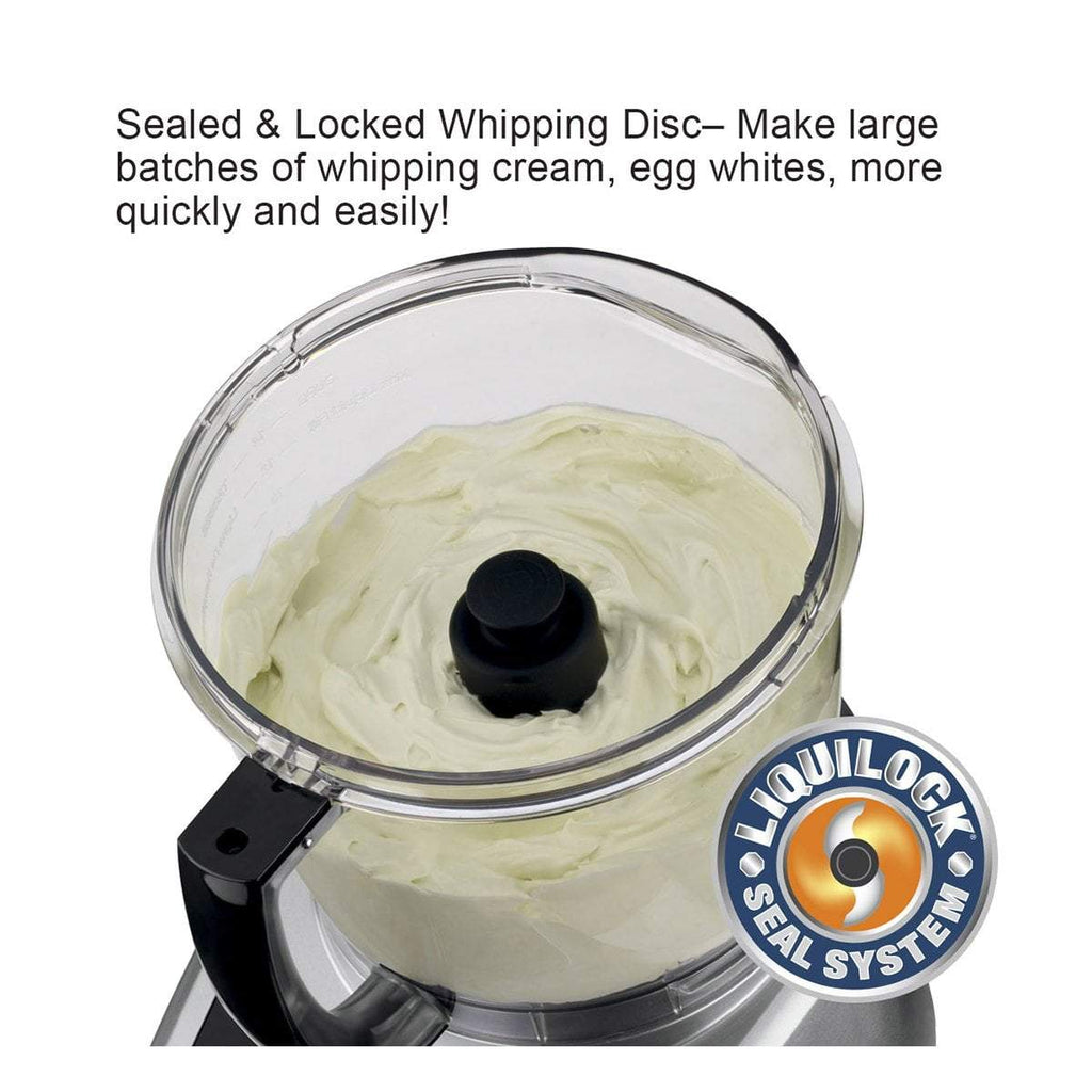 Waring Commercial Blender Waring Commercial 4-Qt. Combination Bowl Cutter Mixer and Continuous-Feed with Dicing and LiquiLock® Seal System