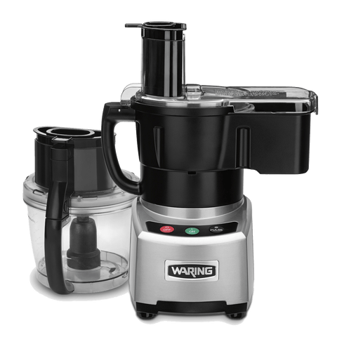 Image of Waring Commercial Blender Waring Commercial 4-Qt. Combination Bowl Cutter Mixer and Continuous-Feed with Dicing and LiquiLock® Seal System