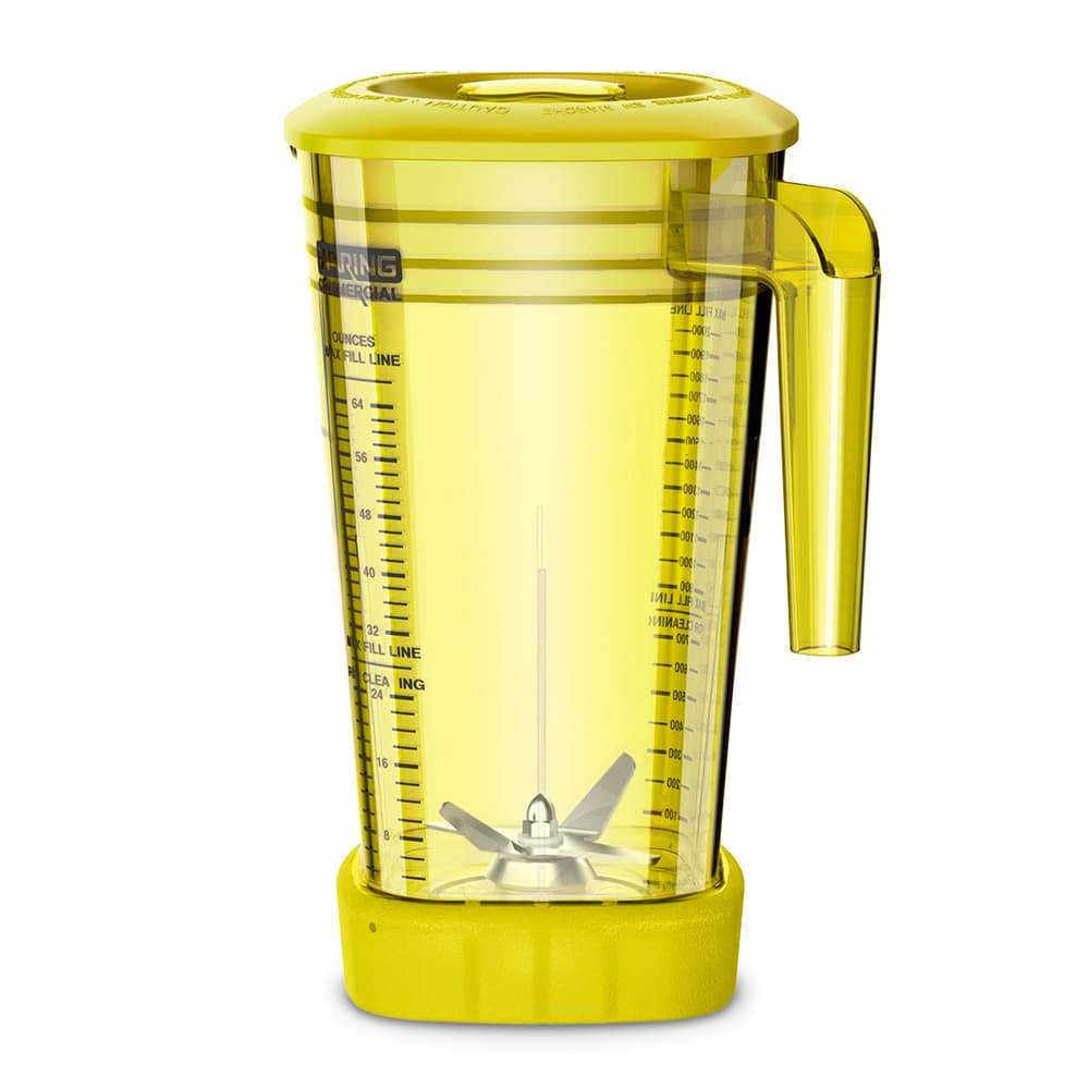 Waring Commercial Blender Waring Commercial 64 oz. Yellow Copolyester Container Complete