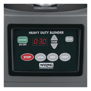 Waring Commercial One Gallon, 3.75 HP Blender, Electronic Touchpad Controls with Countdown Timer and Spigot